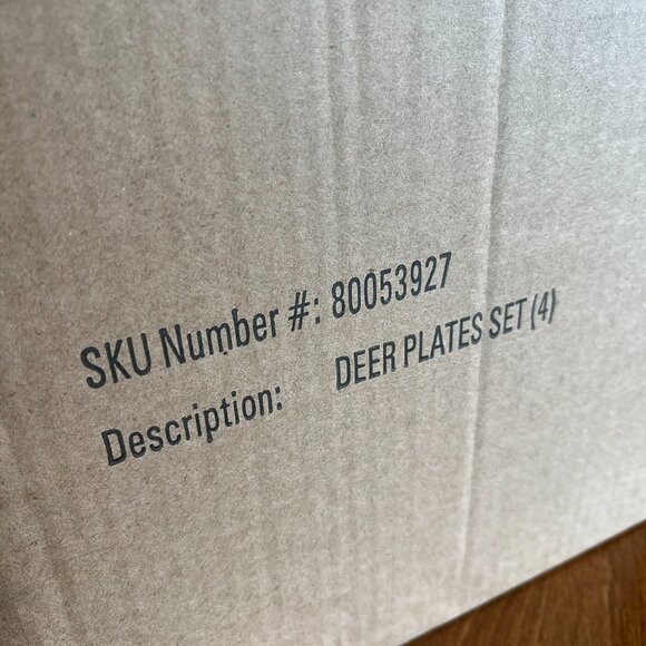 The Met "Asian Woodlands" plates set NIB - Picture 11 of 12